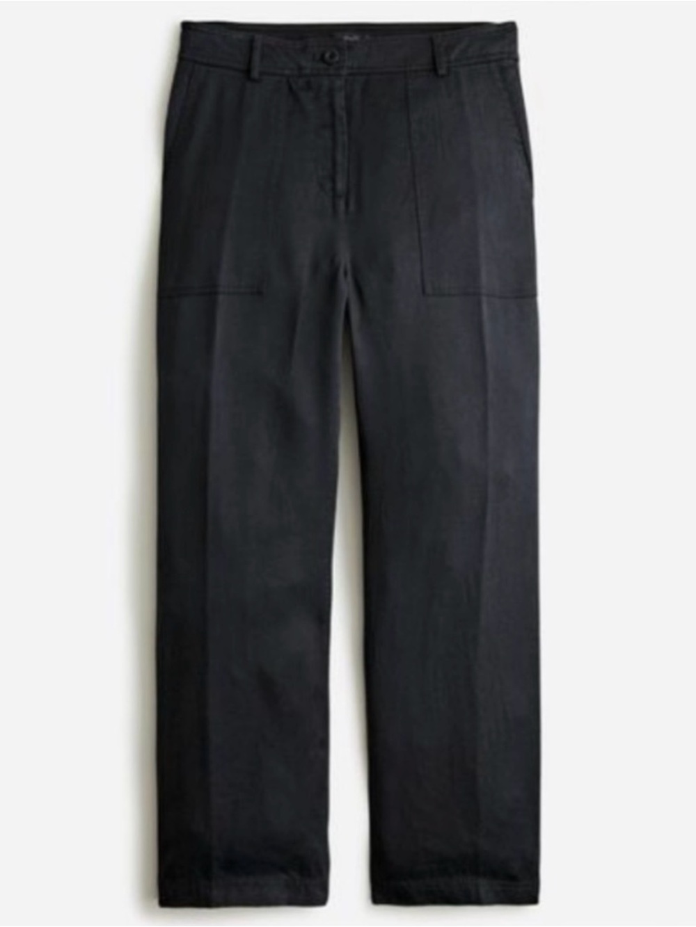 J.Crew Drapey Viscose-Blend Twill Pant in Black | 16 | NWT